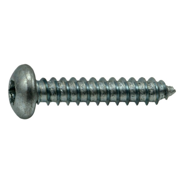 Midwest Fastener Sheet Metal Screw, #6 x 3/4 in, Zinc Plated Steel Pan Head Torx Drive, 30 PK 37056 - main